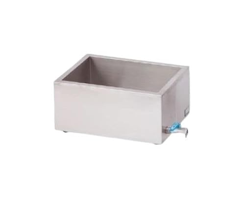 ステンレス水槽2個セット 取扱を終了した商品です］1-7549-02 ステンレス水槽 角型 22L カバー